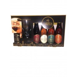 Gouden carolus 4 bottles + glass - Beeronweb