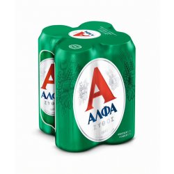 Alfa Beer Cans 500ml x 4 Cans - Aspris & Son