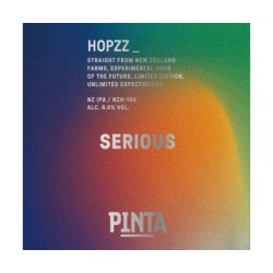 Pinta  Hopzz_Serious  New Zealand IPA - Browarium