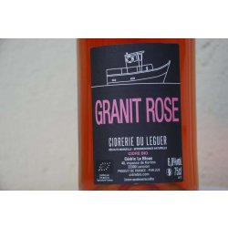 Cidre Granit Rose 2022  Cidrerie du Léguer - Pomme d’Or