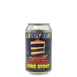 Hoppin Frog - Peanut Butter Hazelnut Caramel Chocolate Cake Stout - Drikbeer