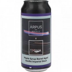 Arpus X Finback Maple Syrup B.A. Vanilla Imperial Stout - Drankgigant.nl