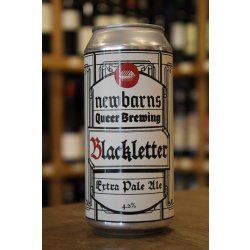 NEWBARNS  QUEER BREWING BLACKLETTER EXTRA PALE ALE - Otherworld Brewing ( antigua duplicada)