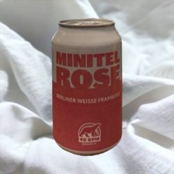 90 BPM Brewing Co. Minitel Rose - Berliner Weisse Framboise