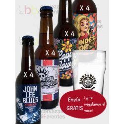 Birra &  Blues Lote Pack envío gratis y regalo vaso - Cervezas Diferentes