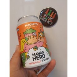 Monyo Mango Hero 4,5% 0,33l - Pivní lednice