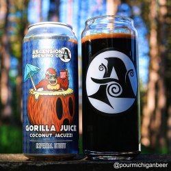 Ascension Brewing. Gorilla Juice [Coconut Jacuzzi] - Brew Export