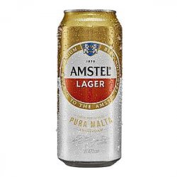 CERVEZA AMSTEL LAGER LATA 473 ML - Iberpark