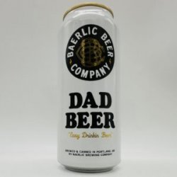 Baerlic Dad Beer Lager Can - Bottleworks