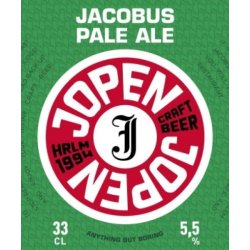 Jacobus Pale Ale (RPA)  Jopen Craft Beer - Craft Beer Dealer