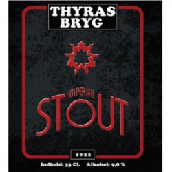 Thyras Bryg Stout 2022 - ØL2GO