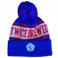 Twice Brewed Bobble Hat (BlueWhiteRed) - Twice Brewed