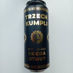 Trzech Kumpli Nitro Wheat Cocoa Stout - 500ml - 6,5% - GUN Speciaalbieren