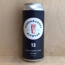 Vinohradsky 13 Czech Amber Lager *OutOfDate*Reduced - The Good Spirits Co.