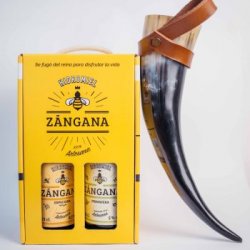 Zángana Pack Día del Padre: 4 botellas + cuerno - Zángana