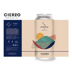 Cierzo Utopía  Hazy IPA(Pack de 12 latas) - Cierzo Brewing