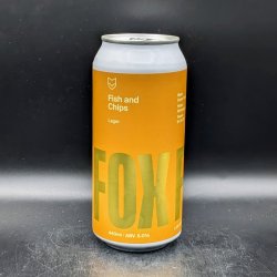 Fox Friday Fish and Chips Lager Can Sgl - Saccharomyces Beer Cafe