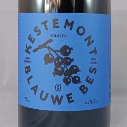 Lambic Fruit Kestemont  Blauwe Bes  75cl - Gedeelde Vreugde