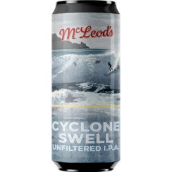 Mcleods Cyclone Swell Unfiltered IPA 440ml - The Beer Cellar