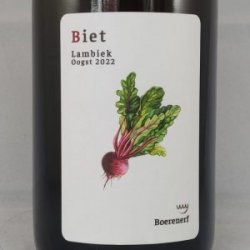 Lambic Fruit Biet  Oogst 2022 - Gedeelde Vreugde