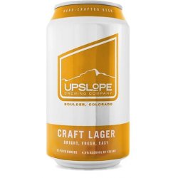 Upslope Brewing Company Craft Lager 6 pack 12 oz. Can - Outback Liquors