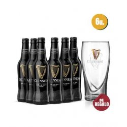 Pack Guinness Draught 33cl x6 + Vaso de regalo - Beer Republic