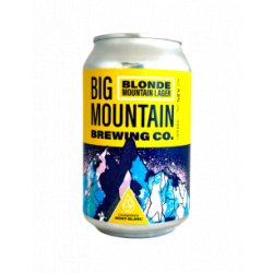 Big Mountain - Blonde Mountain Lager Canette 33 cl - Bieronomy