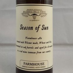 Saison Farmhouse Ale Season of Sun - Gedeelde Vreugde