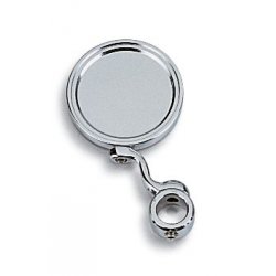 Side Arm Chrome Round Badge Holder - Love Beer