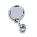 Side Arm Chrome Round Badge Holder 