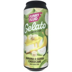 Funky Fluid Gelato: Banana & Guava Cheesecake