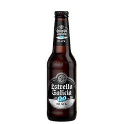 Cerveja Estrella Galicia Black 0,0% Álcool Long Neck 250ml - Imigrantes Bebidas