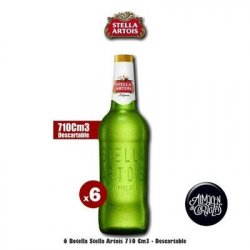 6 Stella 710Cm3 Descartable. - Almacén de Cervezas