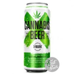 Bia X – Mark Cannabis Beer 5% – Lon 500ml – Thùng 12 Lon - First Beer – Bia Nhập Khẩu Giá Sỉ