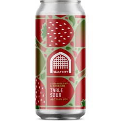 Vault City Brewing Strawberry & Rhubarb Table Sour Vault City Brewing Strawberry & Rhubarb Table Sour