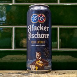 Hacker Pschorr  Kellerbier 50cl Can - Dead Time Beers