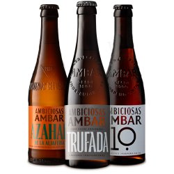 Pack Trio de Ambiciosas  Cervezas Ambar. Artesanas - Ambar