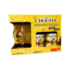 CHOUFFE  - BLOND PACK - Belgian Blond 4x33CL + 1Copa Snifter - Buscador de Cervezas - Brewhouse