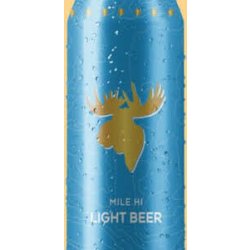 Outlaw Mile High Light Lager 12 pack24 oz cans - Beverages2u