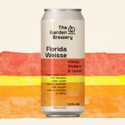 The Garden Floridaweisse: Mango, Rhubarb, Lemon - The Garden Brewery