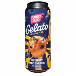 Funky Fluid Gelato: Blueberry Maple Muffin