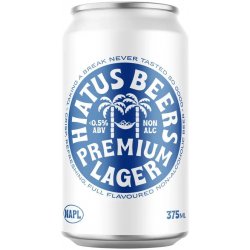 Hiatus Beers Non-Alc Premium Lager