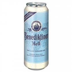 Benediktiner Hell Helles Lagerbier - Barbudo Growler