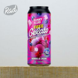Funky Fluid Free Gelato: Berries & Cream