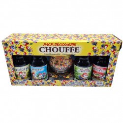 Estuche La Chouffe 4*33Cl + 1 Vaso - Cervezasonline.com