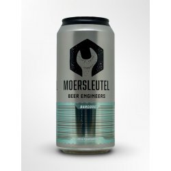 Moersleutel Craft Brewery Barcode: Silver & Aquamarine