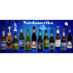 Sortiment Nordamerika - 12 Flaschen  (EINWEG) (MEHRWEG) - Biershop Hamburg