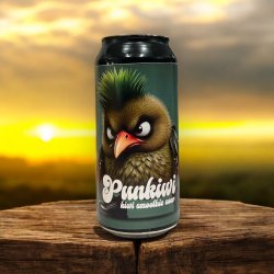 VAMOS A BEER WBACTERIO. PUNKIWI. KIWI SMOOTHIE SOUR. LATA 440 ML. - Hidden Beers