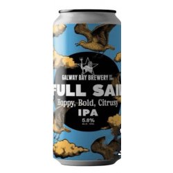 Galway Bay Brewery Full Sail IPA 5.8% ABV 440ml Can - Martins Off Licence