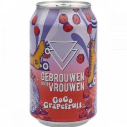 Gebrouwen Door Vrouwen Gogo Grapefruit Session IPA - Drankgigant.nl